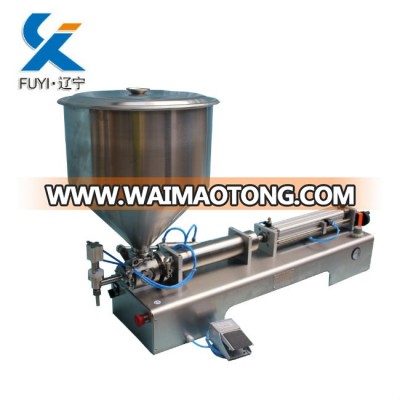 Double head ointment horizontal pneumatic filling machine